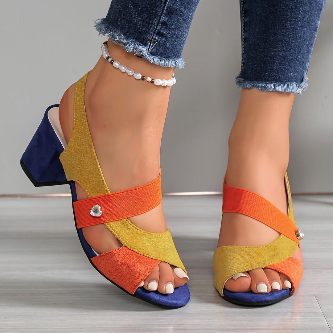 Rosalie | Talons Blocs Orthopédiques Confort