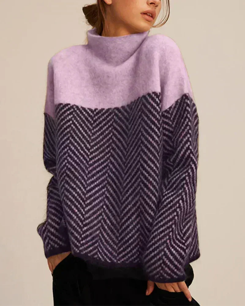 Norah | Pull en Coton à Col Montant