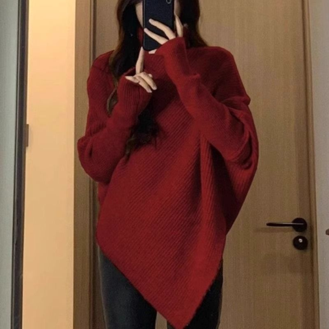 Anneta - Pull Poncho Confortable