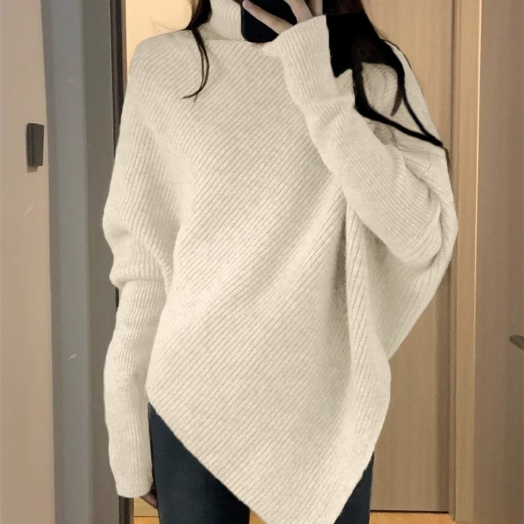 Anneta - Pull Poncho Confortable