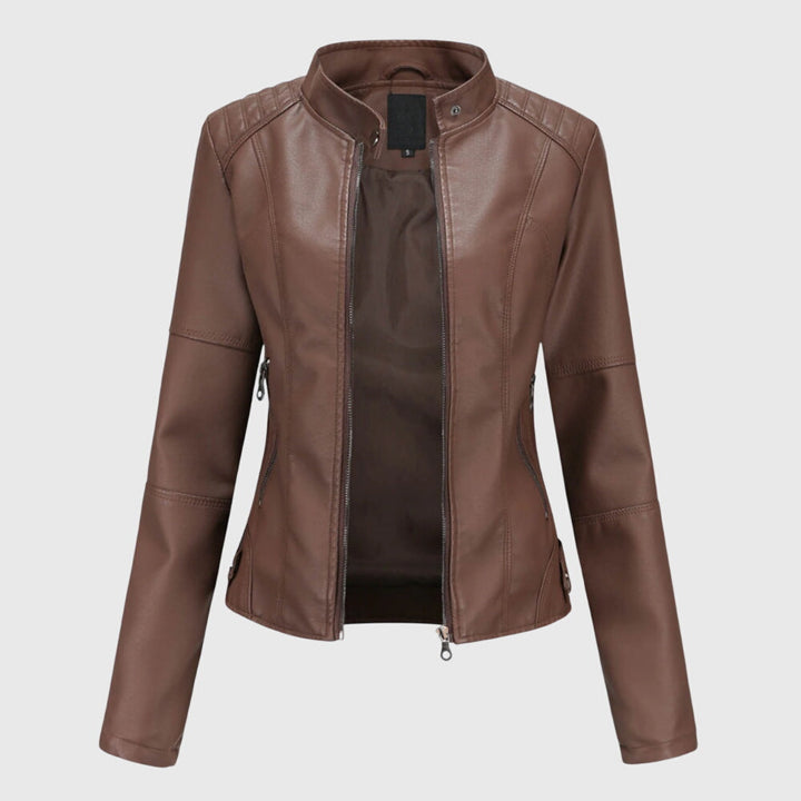 Giorgina™ - Veste en Cuir Élégante pour Femmes