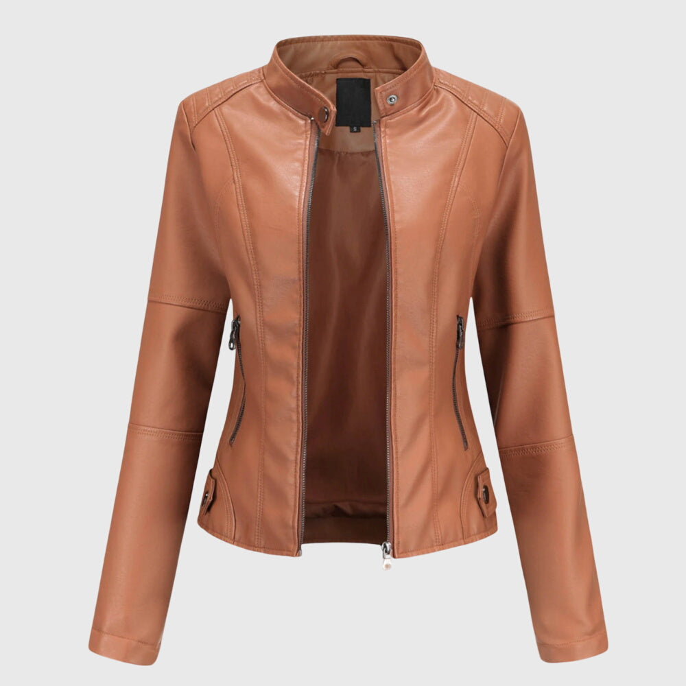Giorgina™ - Veste en Cuir Élégante pour Femmes