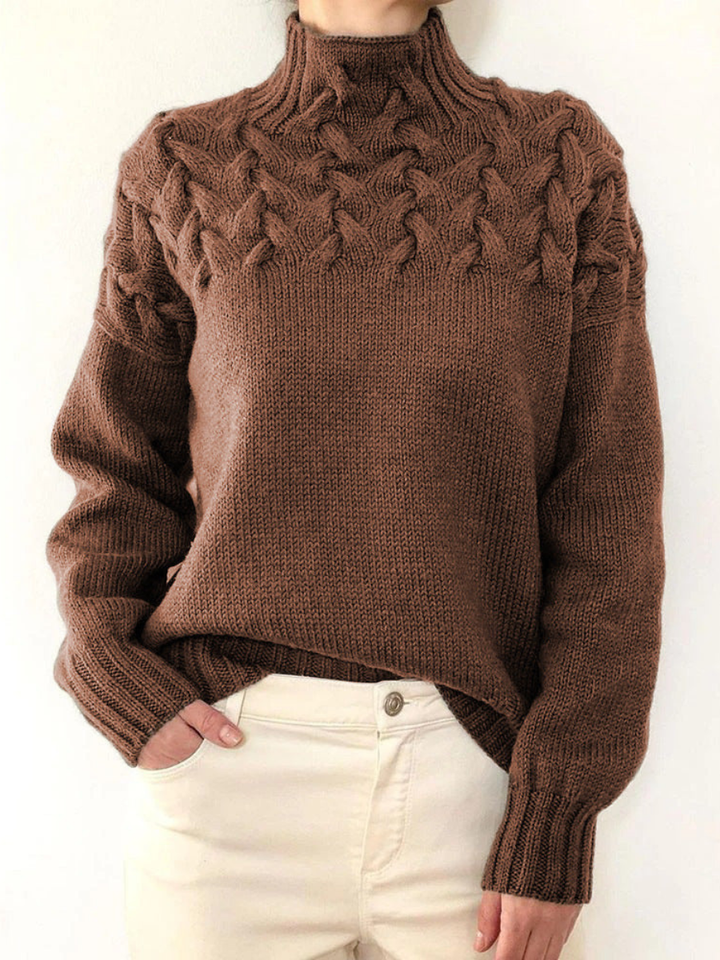 Elena | Pull Col Roulé Chaud